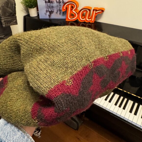 Vintage Sisley Wool Christmas Sweater | Made in Italy | Size M/L - Picture 4 of 7